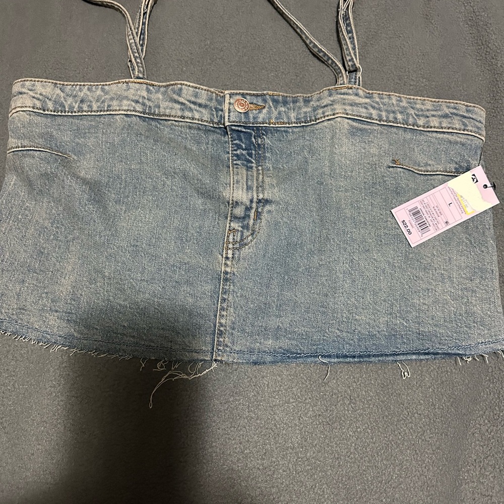 Denim Crop Top